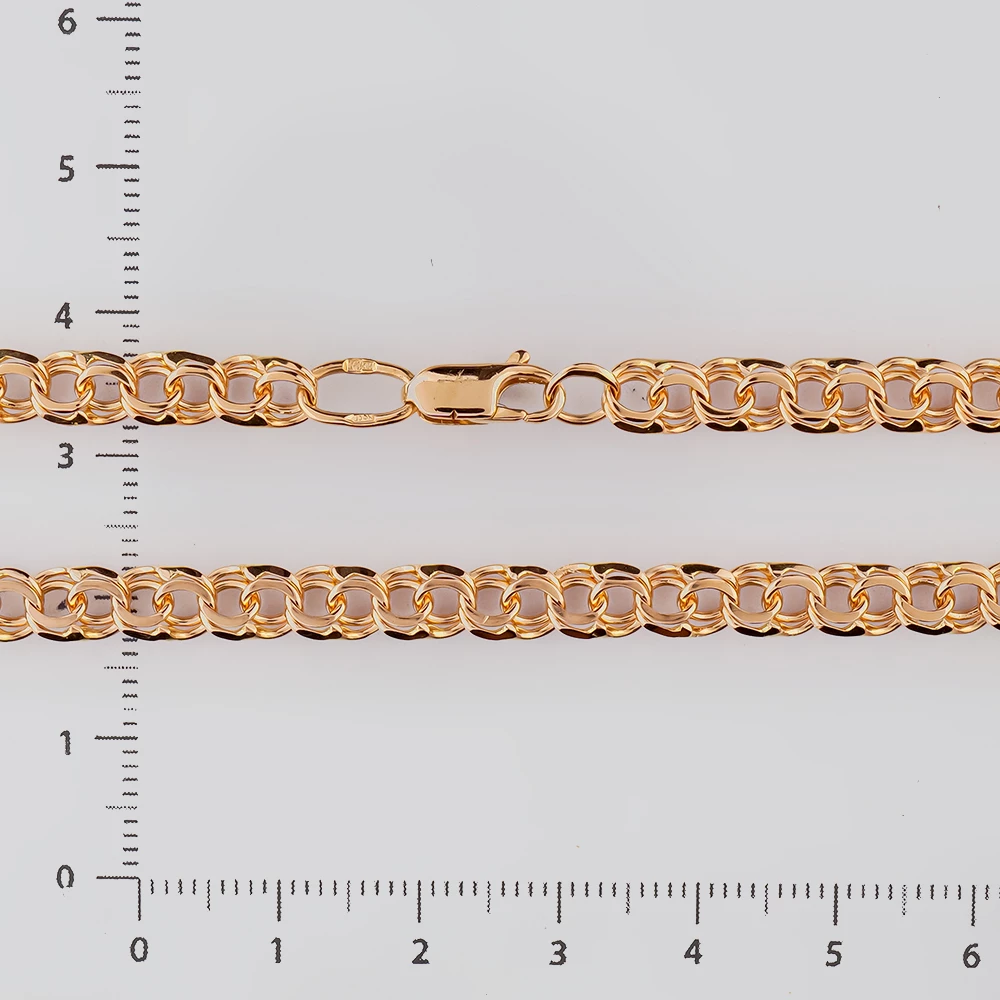 Цепь из красного золота 585 пробы