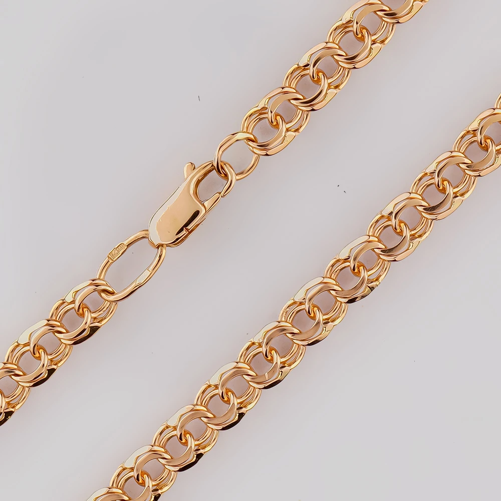 Цепь из красного золота 585 пробы