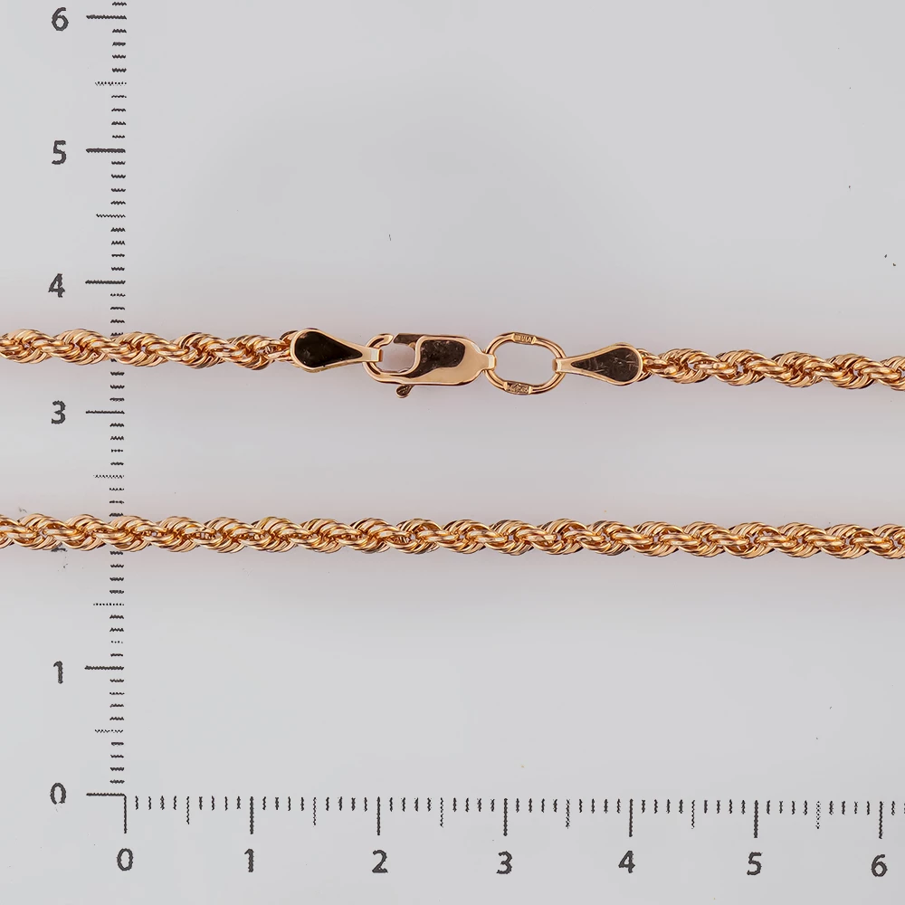 Цепь из красного золота 585 пробы