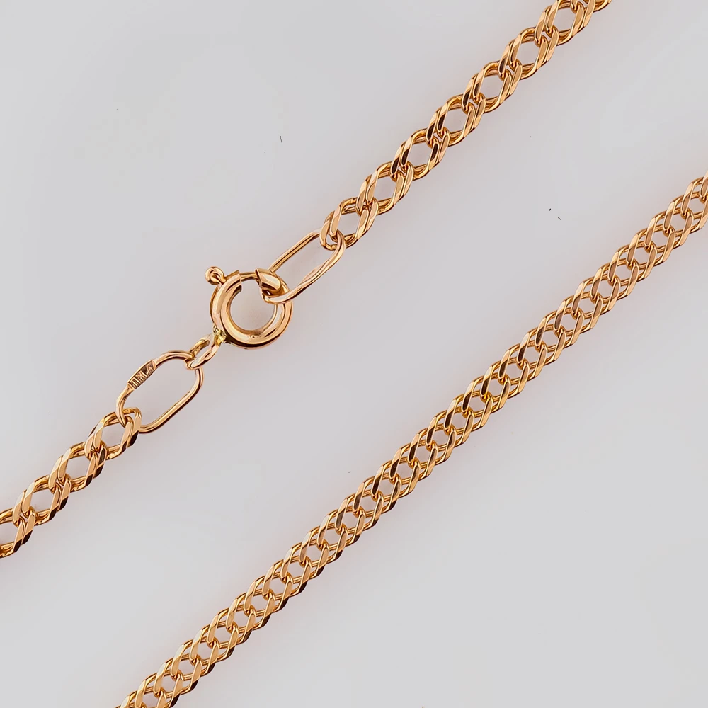 Цепь из красного золота 585 пробы