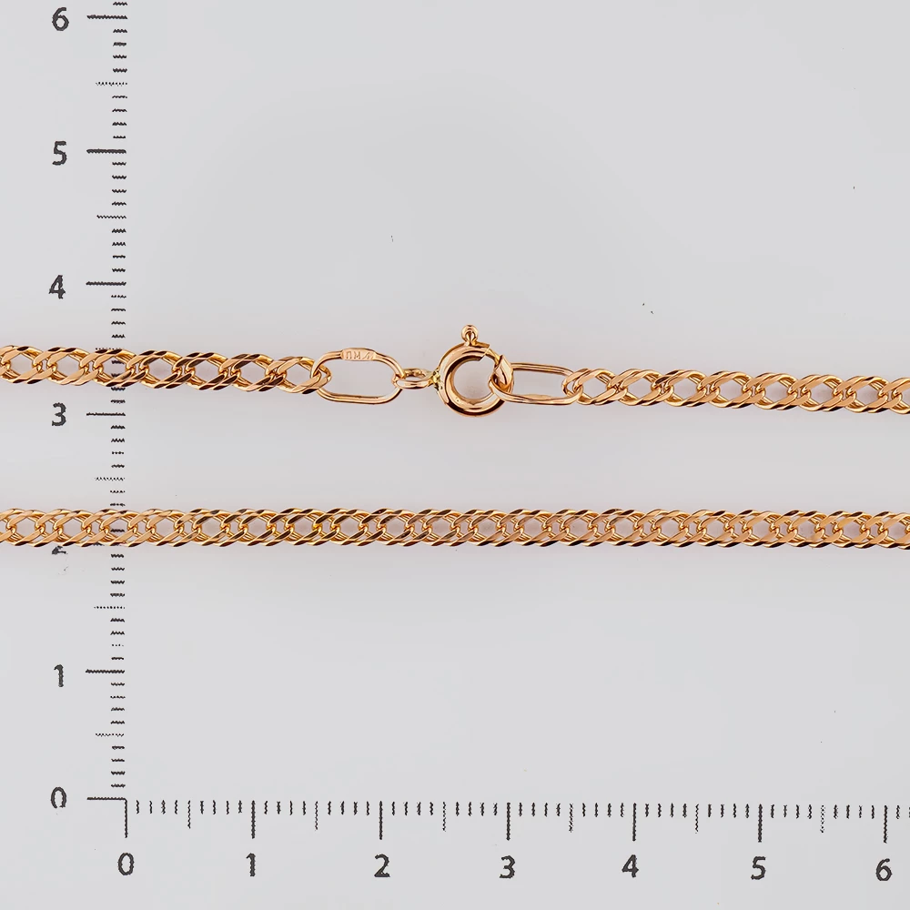 Цепь из красного золота 585 пробы