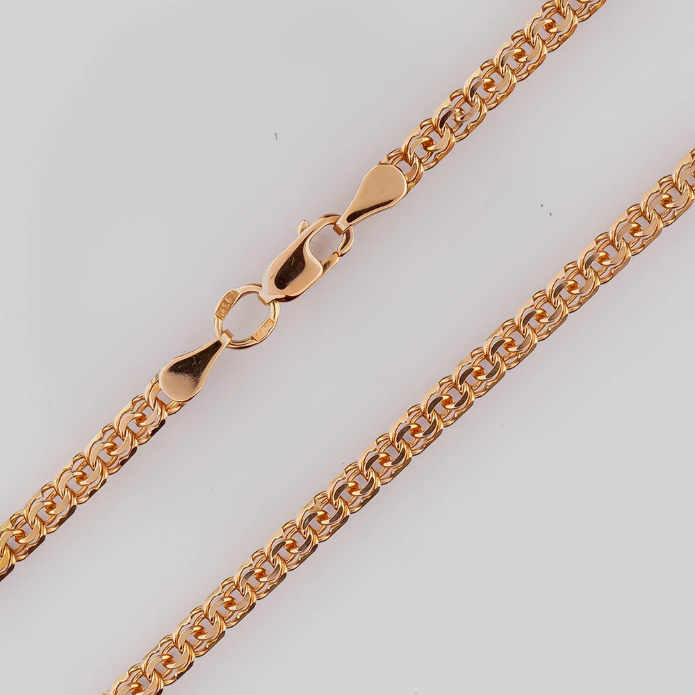 Цепь из красного золота 585 пробы