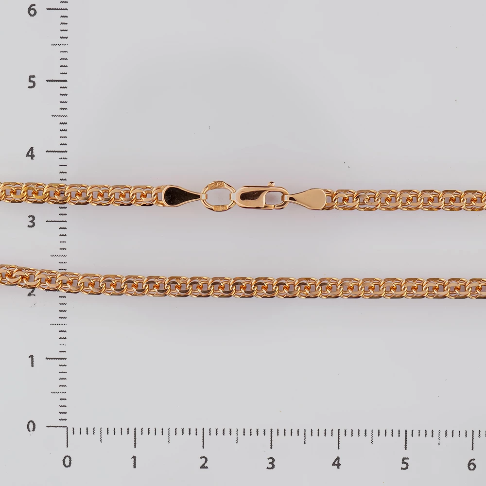 Цепь из красного золота 585 пробы