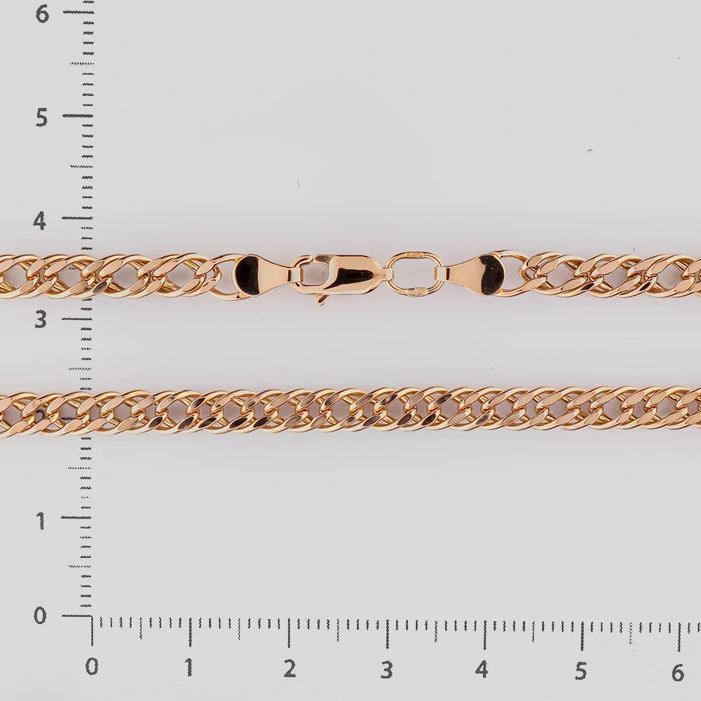 Цепь из красного золота 585 пробы