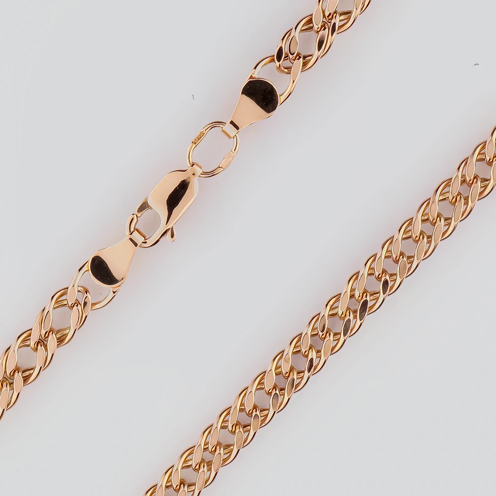 Цепь из красного золота 585 пробы