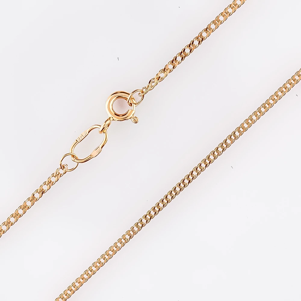 Цепь из красного золота 585 пробы