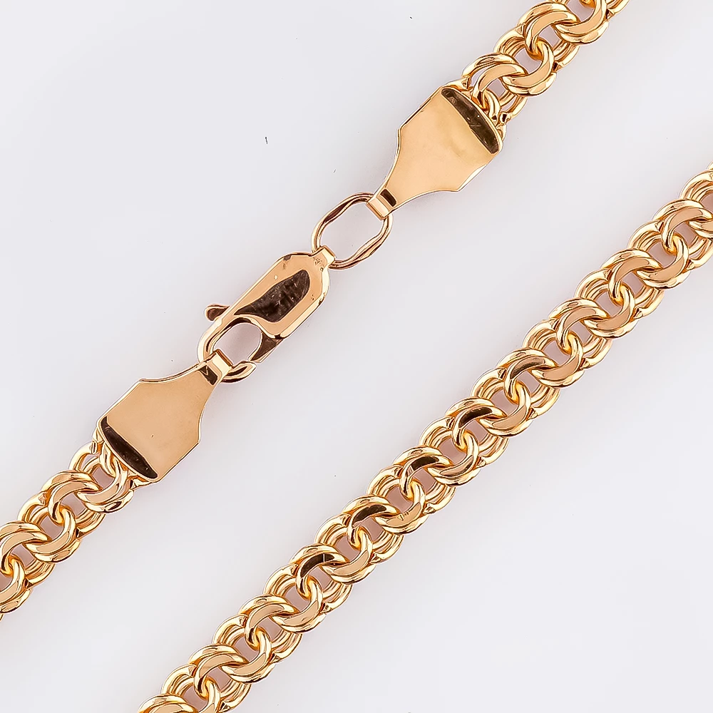 Цепь из красного золота 585 пробы