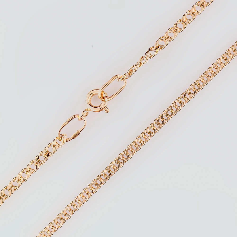 Цепь из красного золота 585 пробы