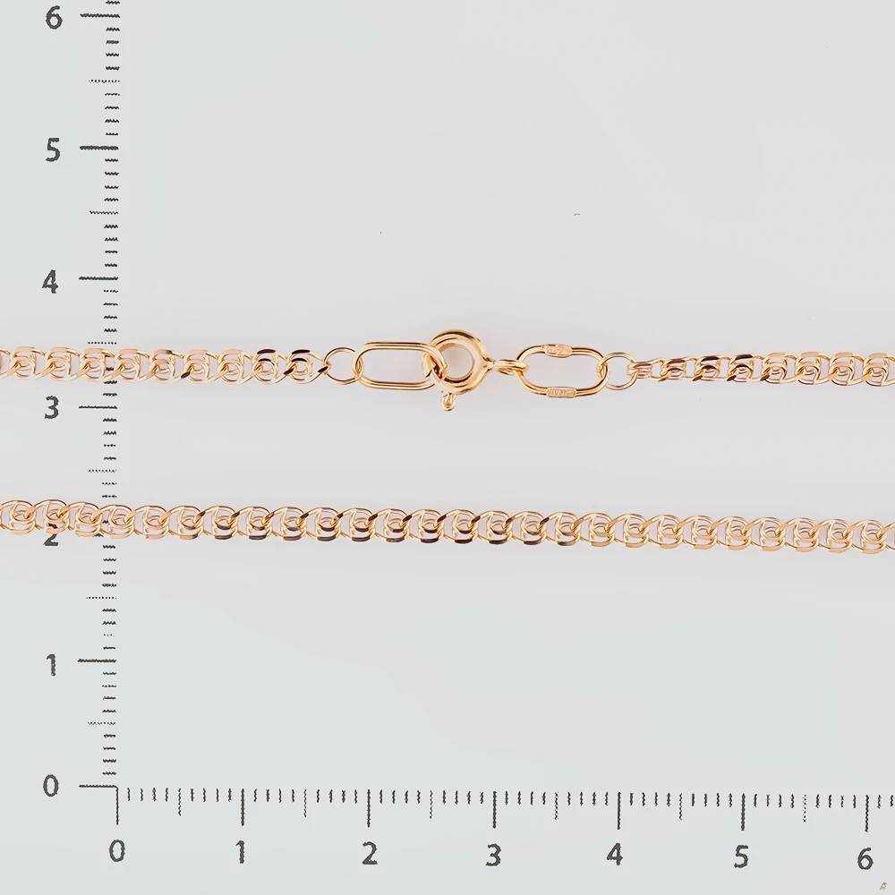 Цепь из красного золота 585 пробы