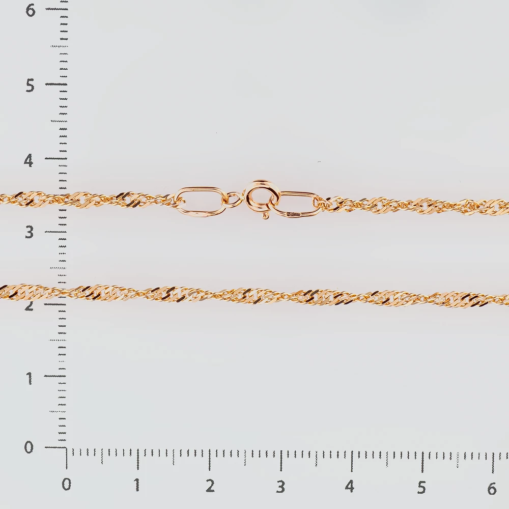 Цепь из красного золота 585 пробы