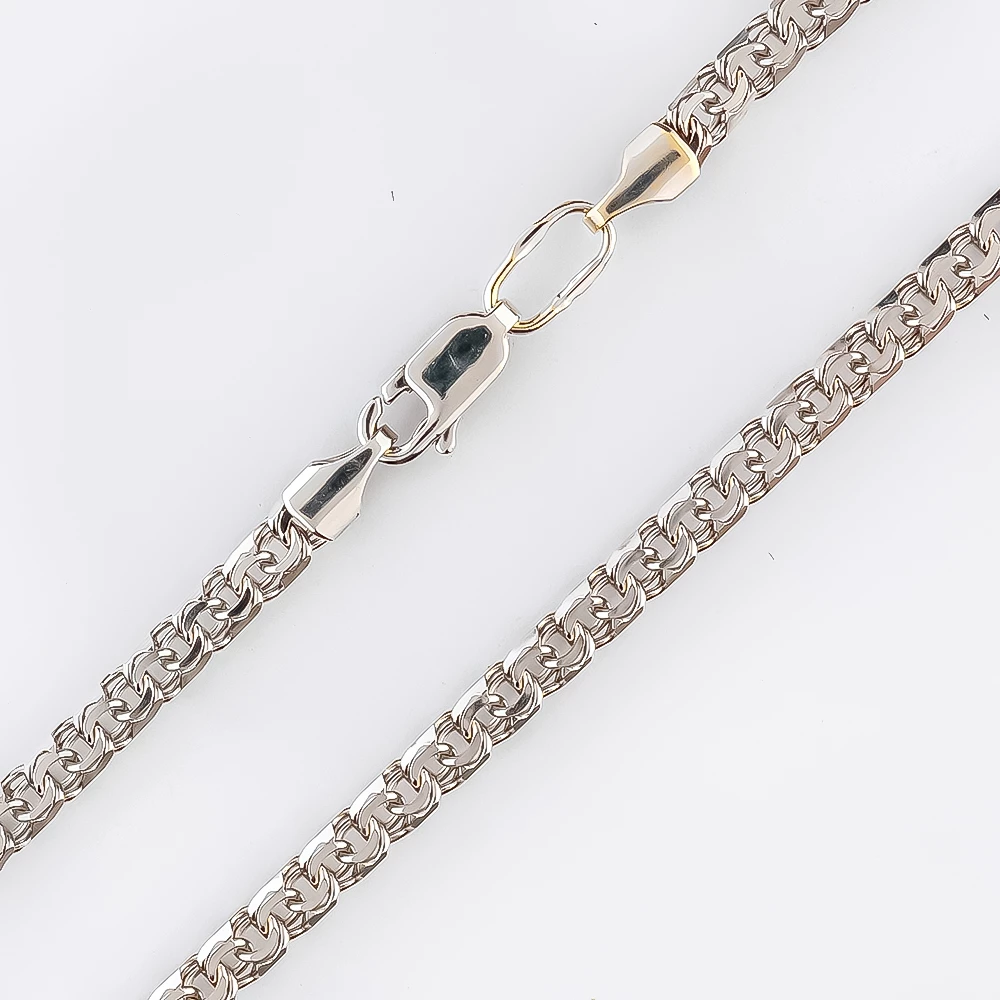 Цепь из белого золота 585 пробы