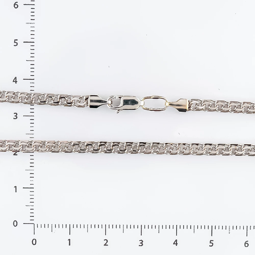 Цепь из белого золота 585 пробы