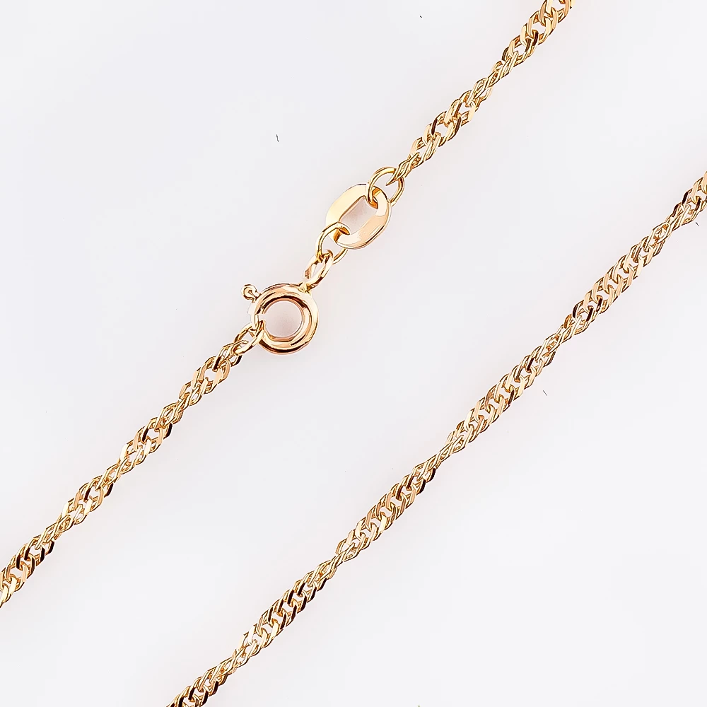 Цепь из красного золота 585 пробы