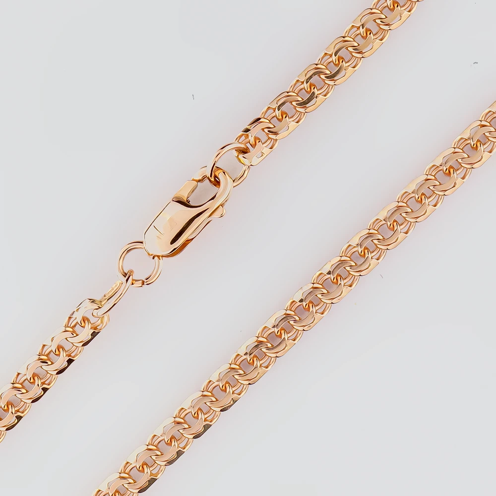 Цепь из красного золота 585 пробы