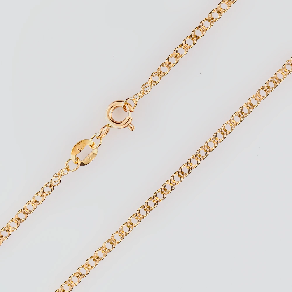 Цепь из красного золота 585 пробы