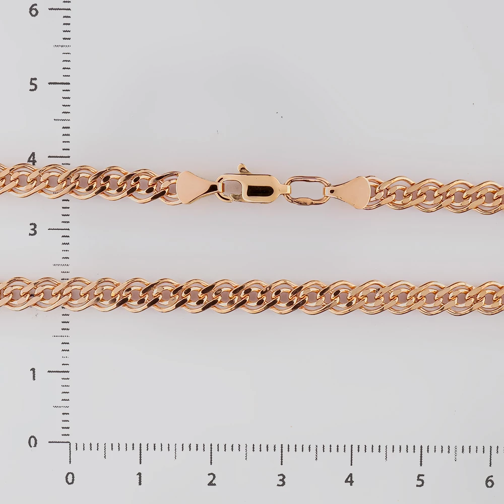 Цепь из красного золота 585 пробы