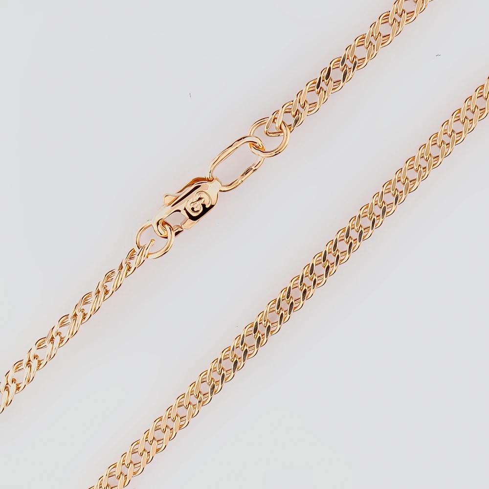 Цепь из красного золота 585 пробы