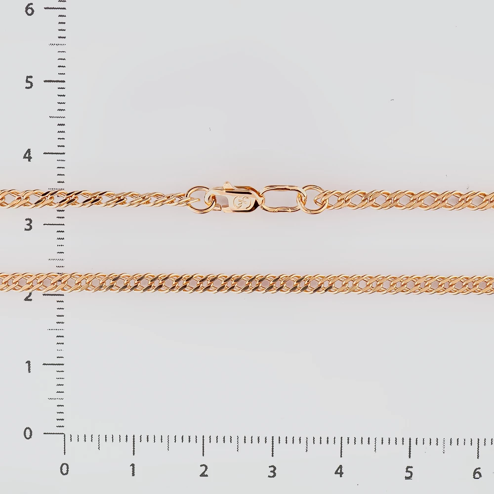 Цепь из красного золота 585 пробы