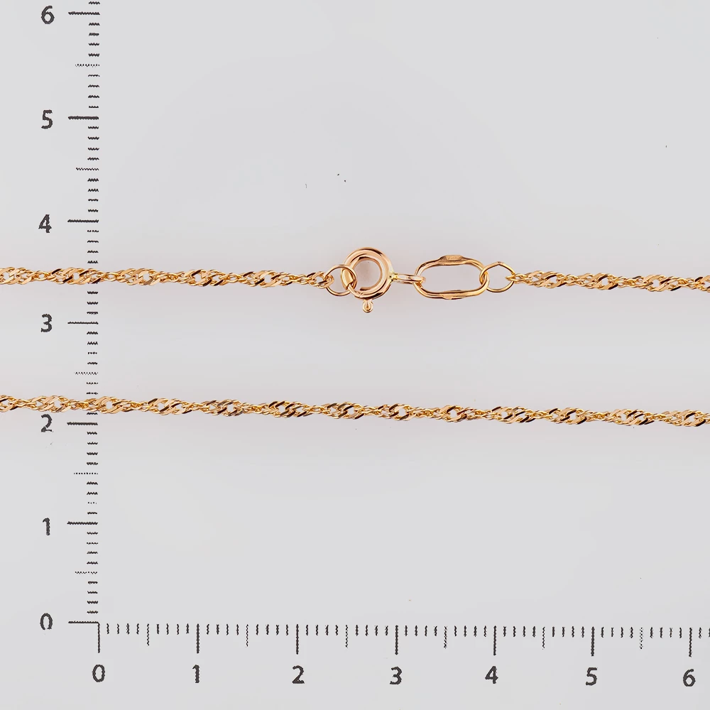 Цепь из красного золота 585 пробы