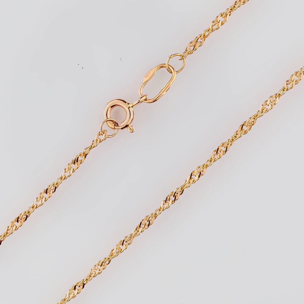 Цепь из красного золота 585 пробы