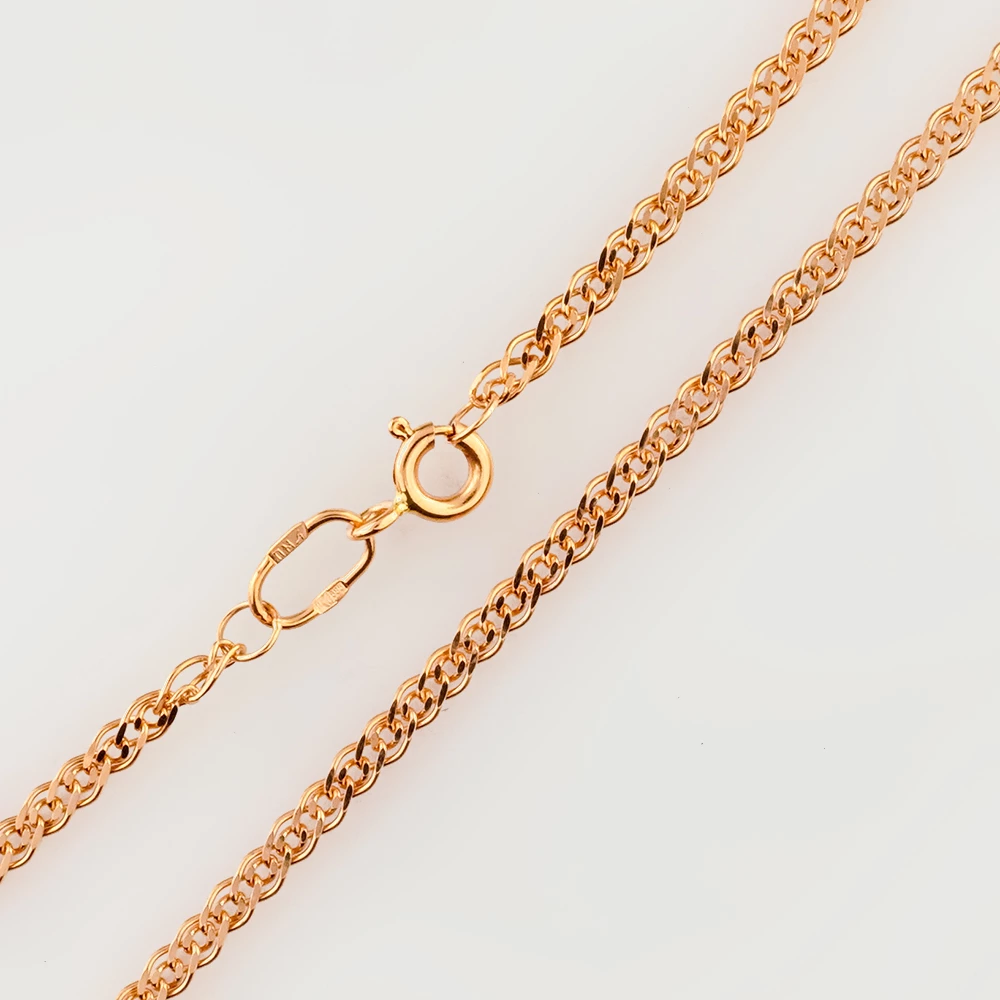 Цепь из красного золота 585 пробы