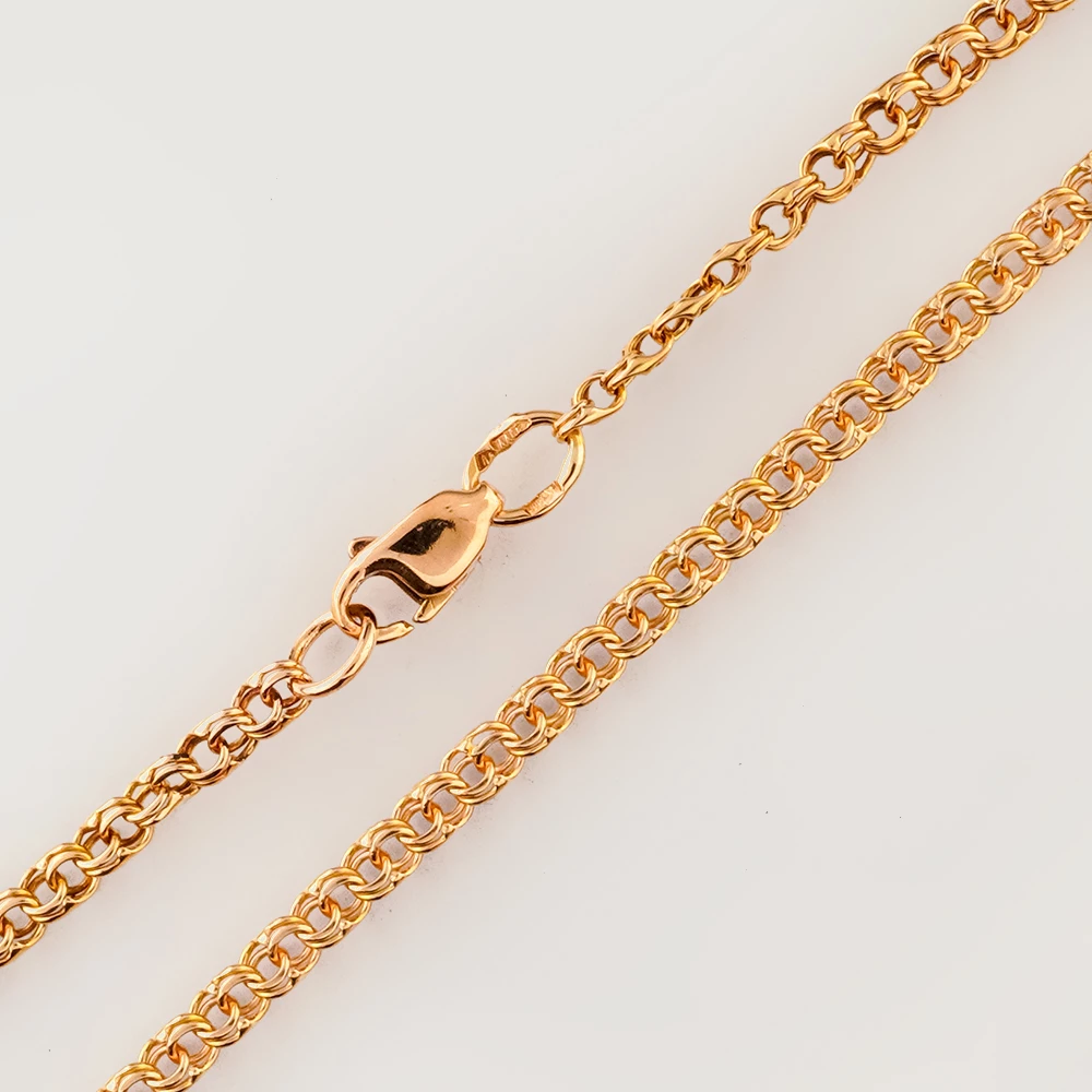 Цепь из красного золота 585 пробы