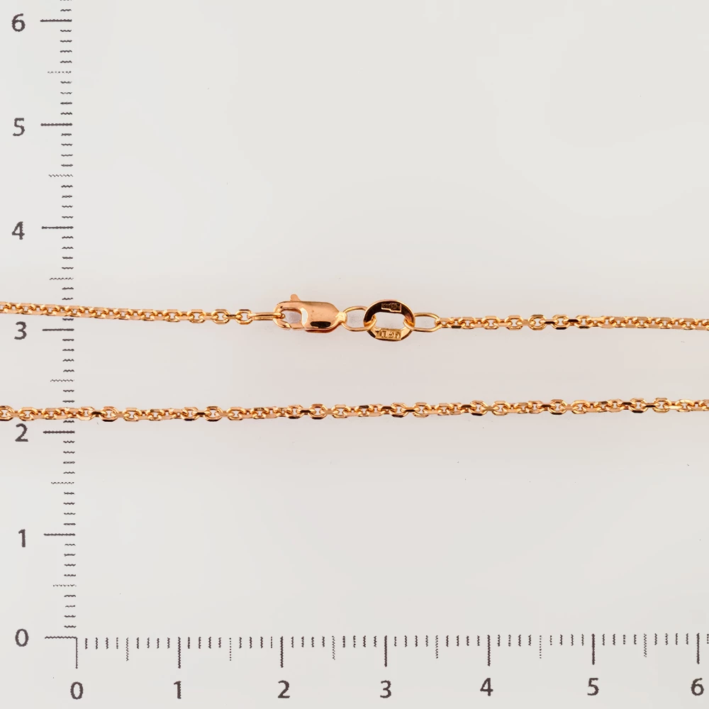Цепь из красного золота 585 пробы