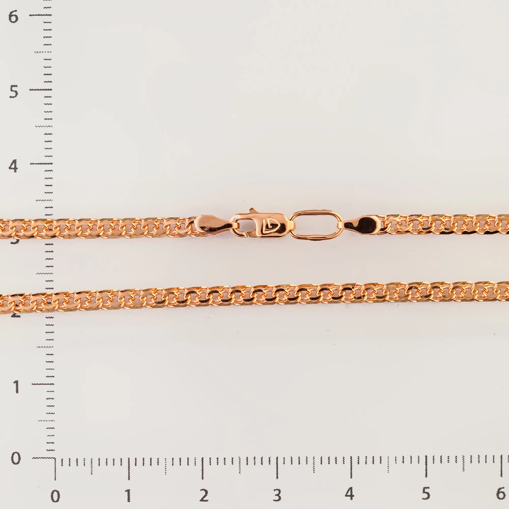 Цепь из красного золота 585 пробы