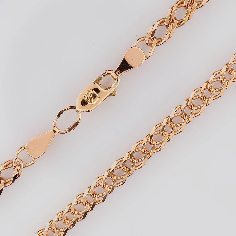 Цепь из красного золота 585 пробы