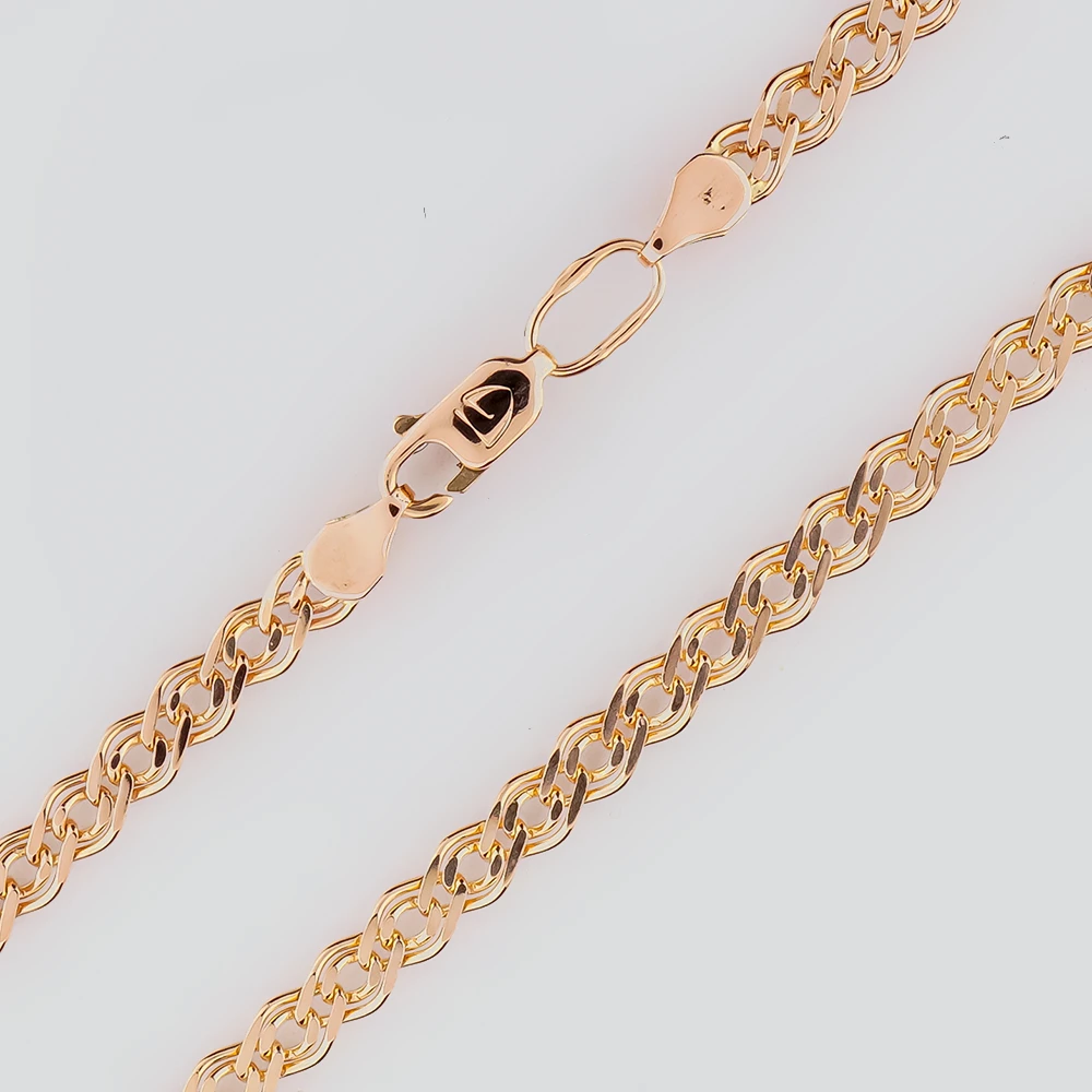 Цепь из красного золота 585 пробы