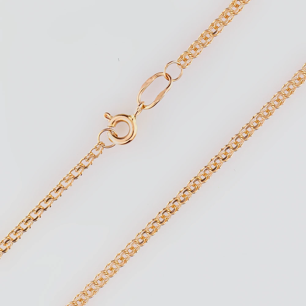 Цепь из красного золота 585 пробы