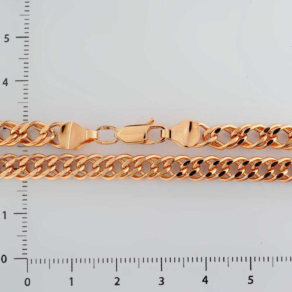 Цепь из красного золота 585 пробы