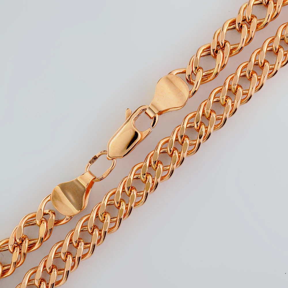 Цепь из красного золота 585 пробы