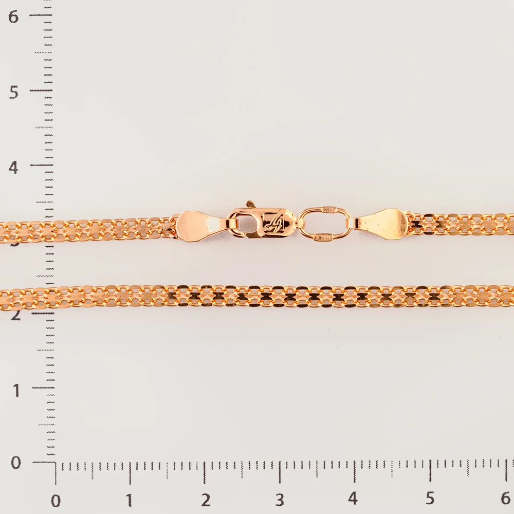 Цепь из красного золота 585 пробы
