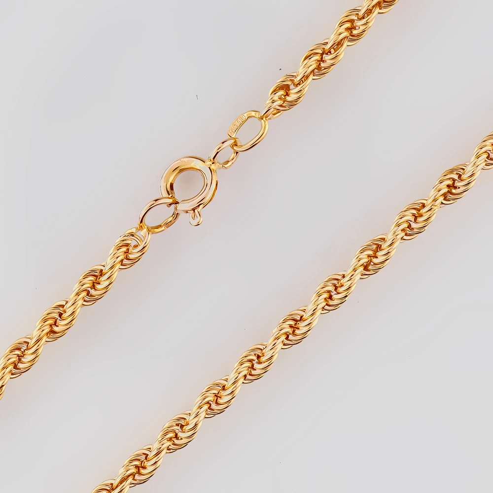 Цепь из красного золота 585 пробы