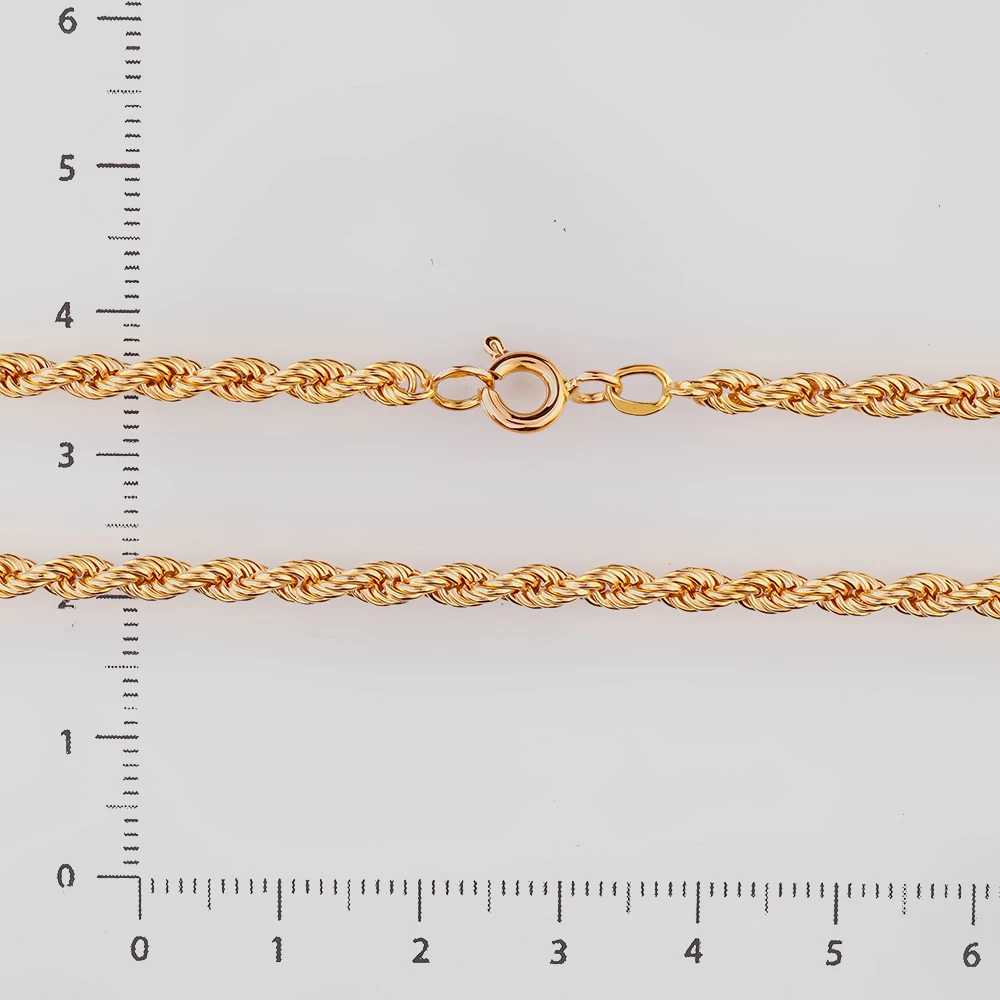 Цепь из красного золота 585 пробы