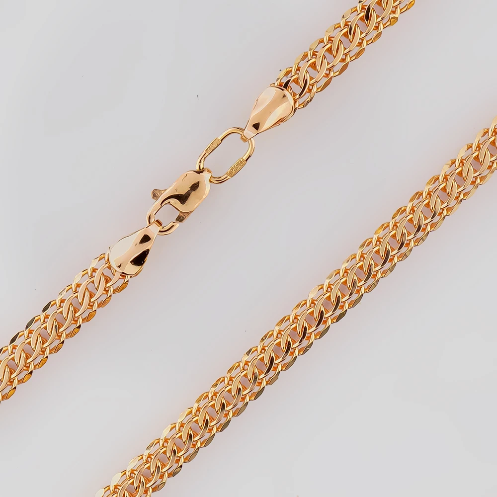 Цепь из красного золота 585 пробы