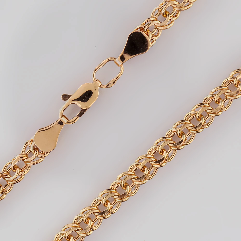 Цепь из красного золота 585 пробы