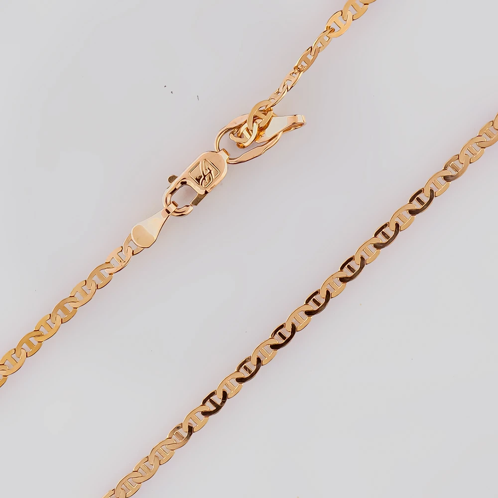 Цепь из красного золота 585 пробы