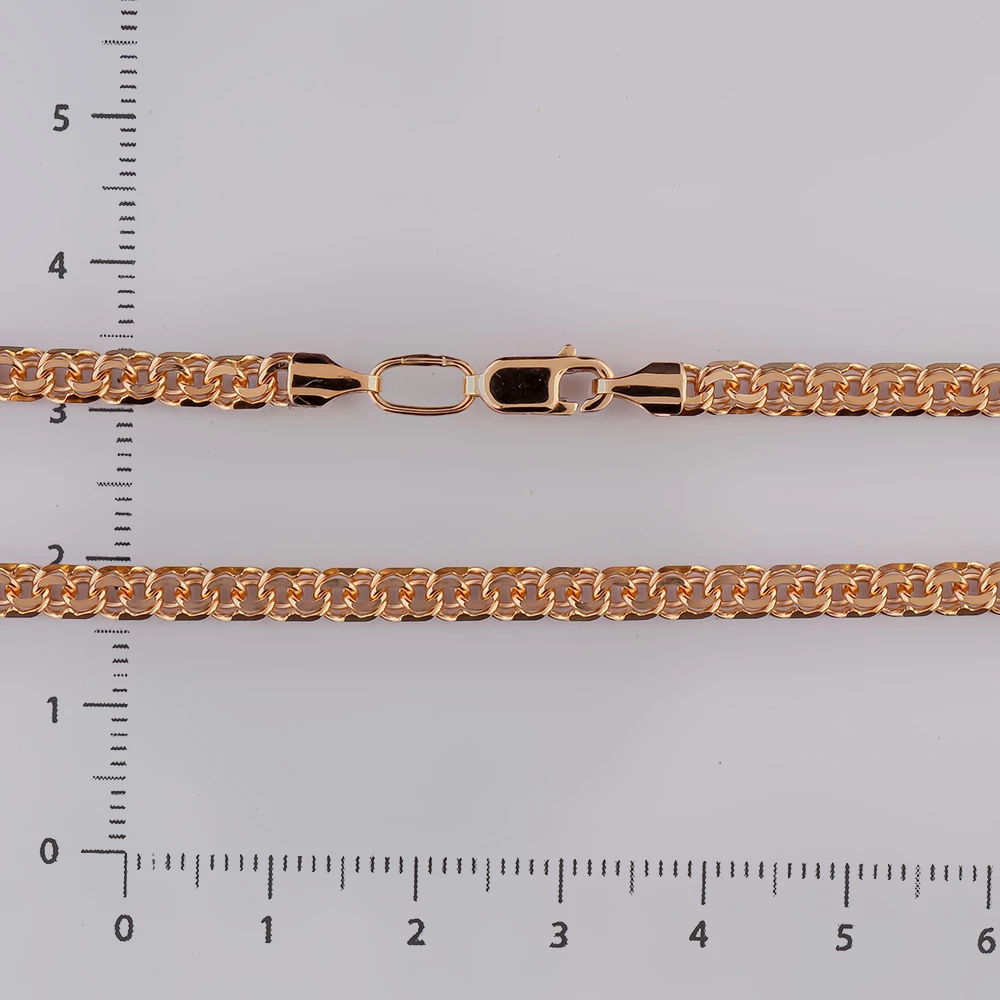 Цепь из красного золота 585 пробы