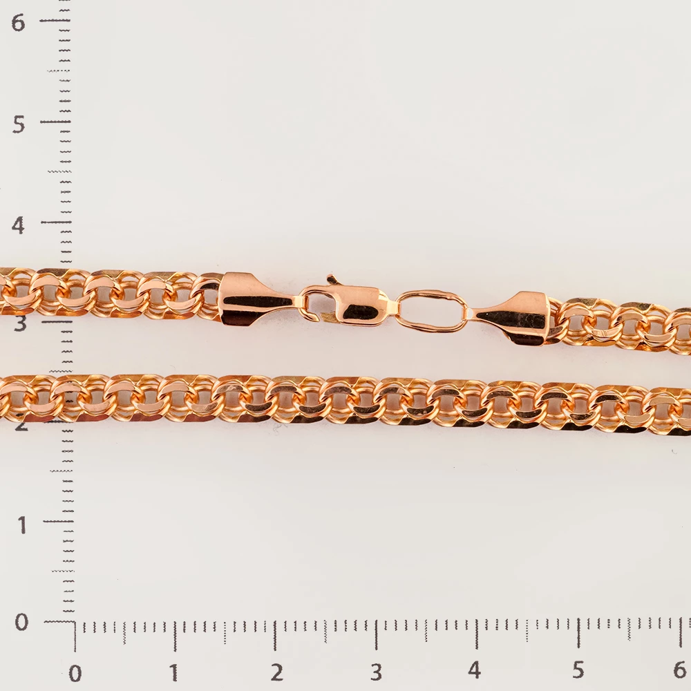 Цепь из красного золота 585 пробы