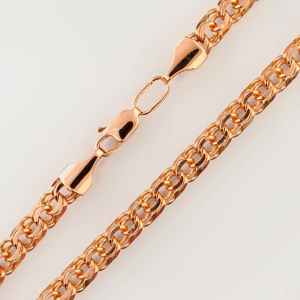 Цепь из красного золота 585 пробы