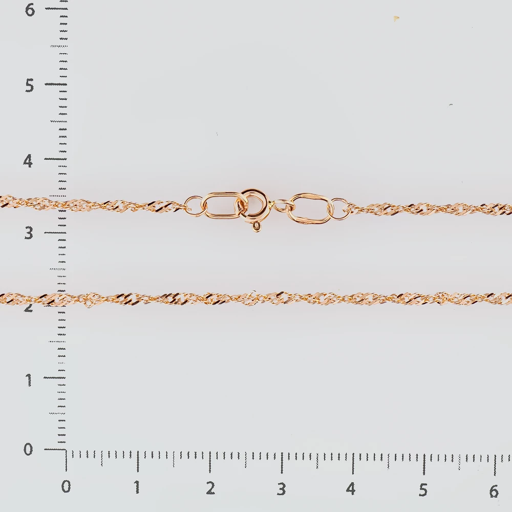 Цепь из красного золота 585 пробы