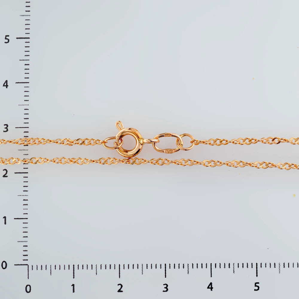 Цепь из красного золота 585 пробы