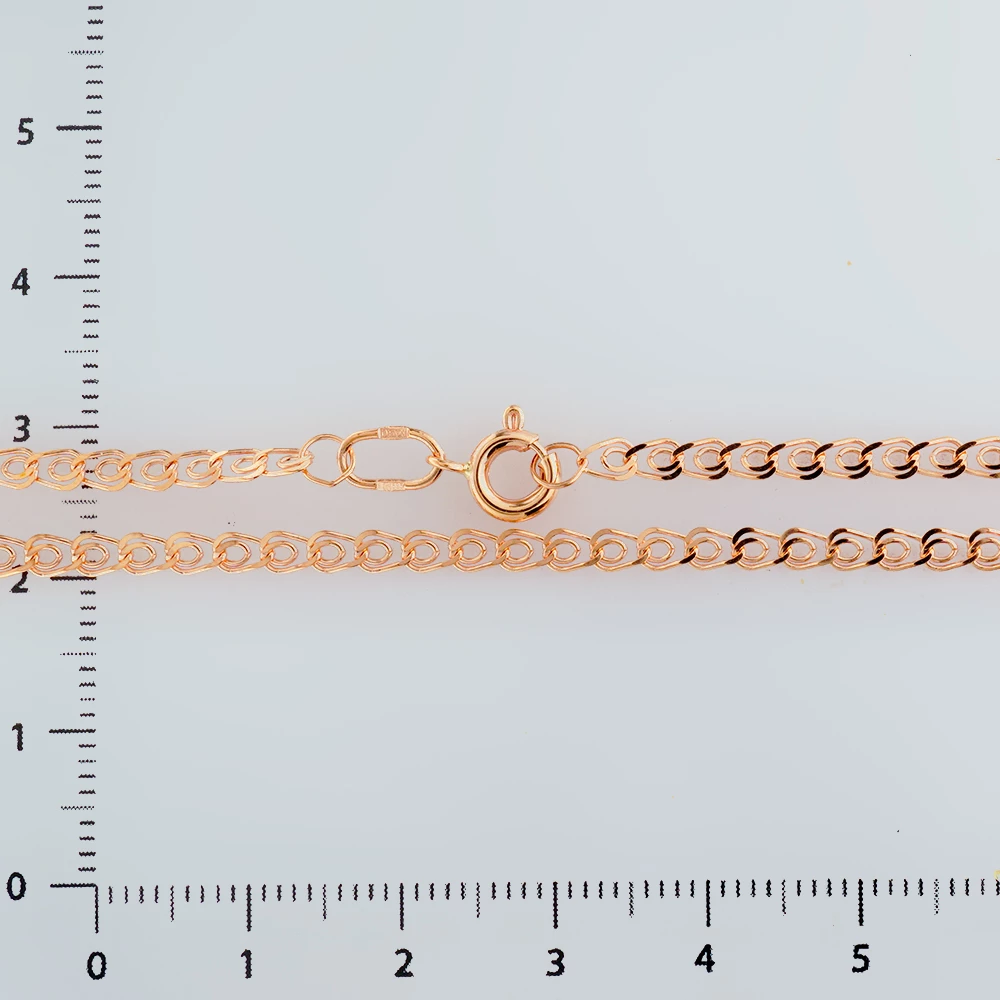 Цепь из красного золота 585 пробы