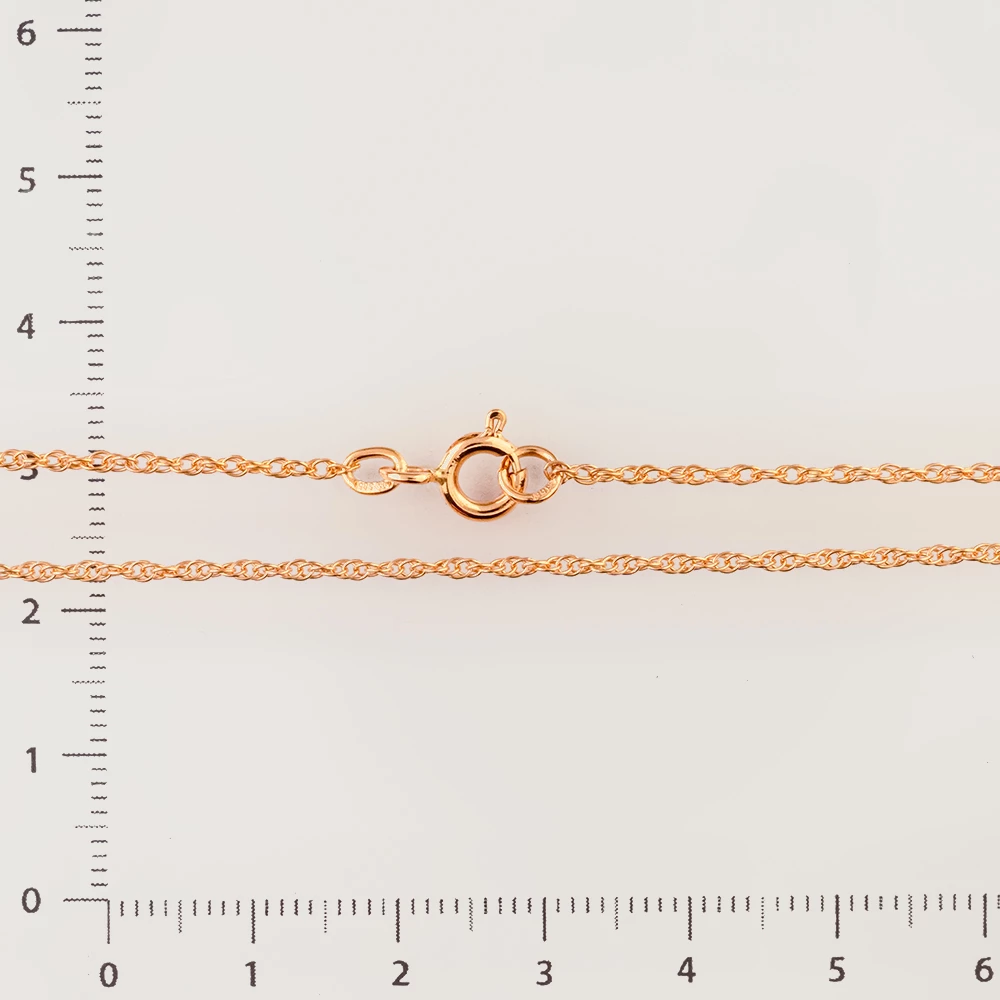 Цепь из красного золота 585 пробы