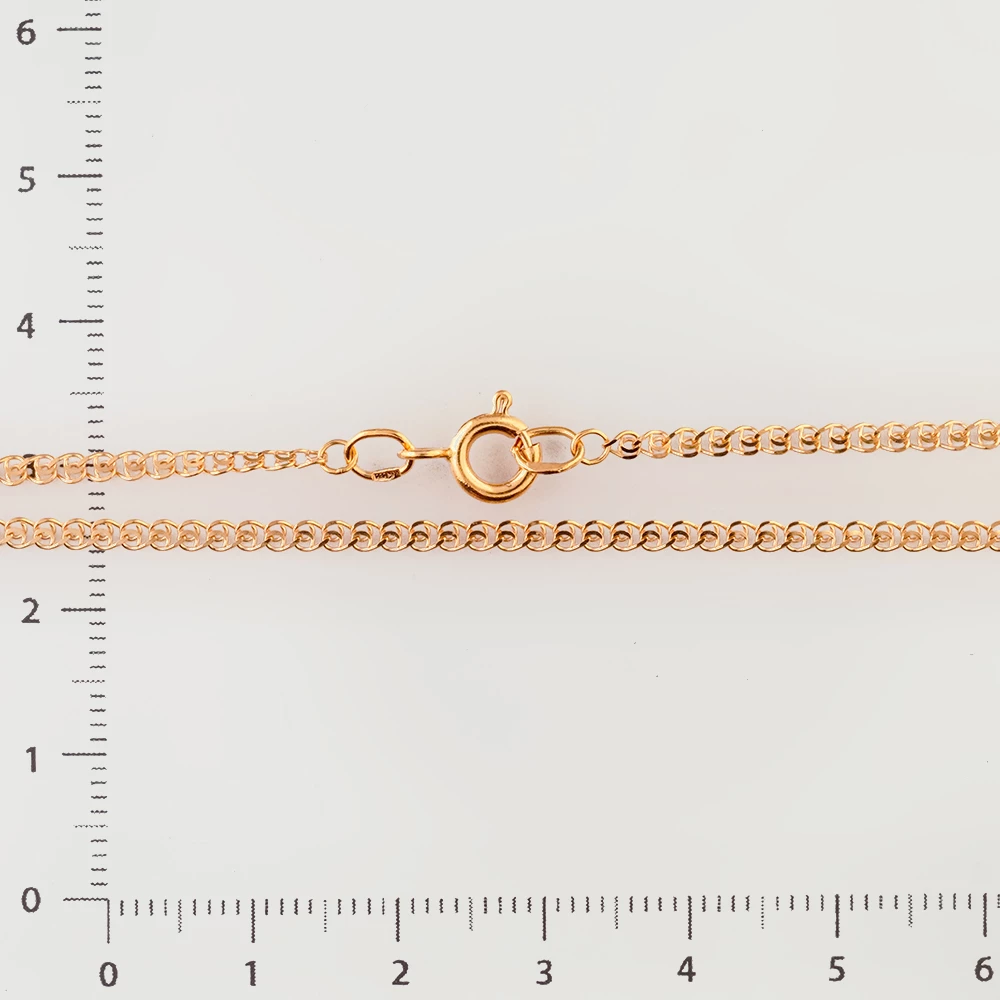 Цепь из красного золота 585 пробы