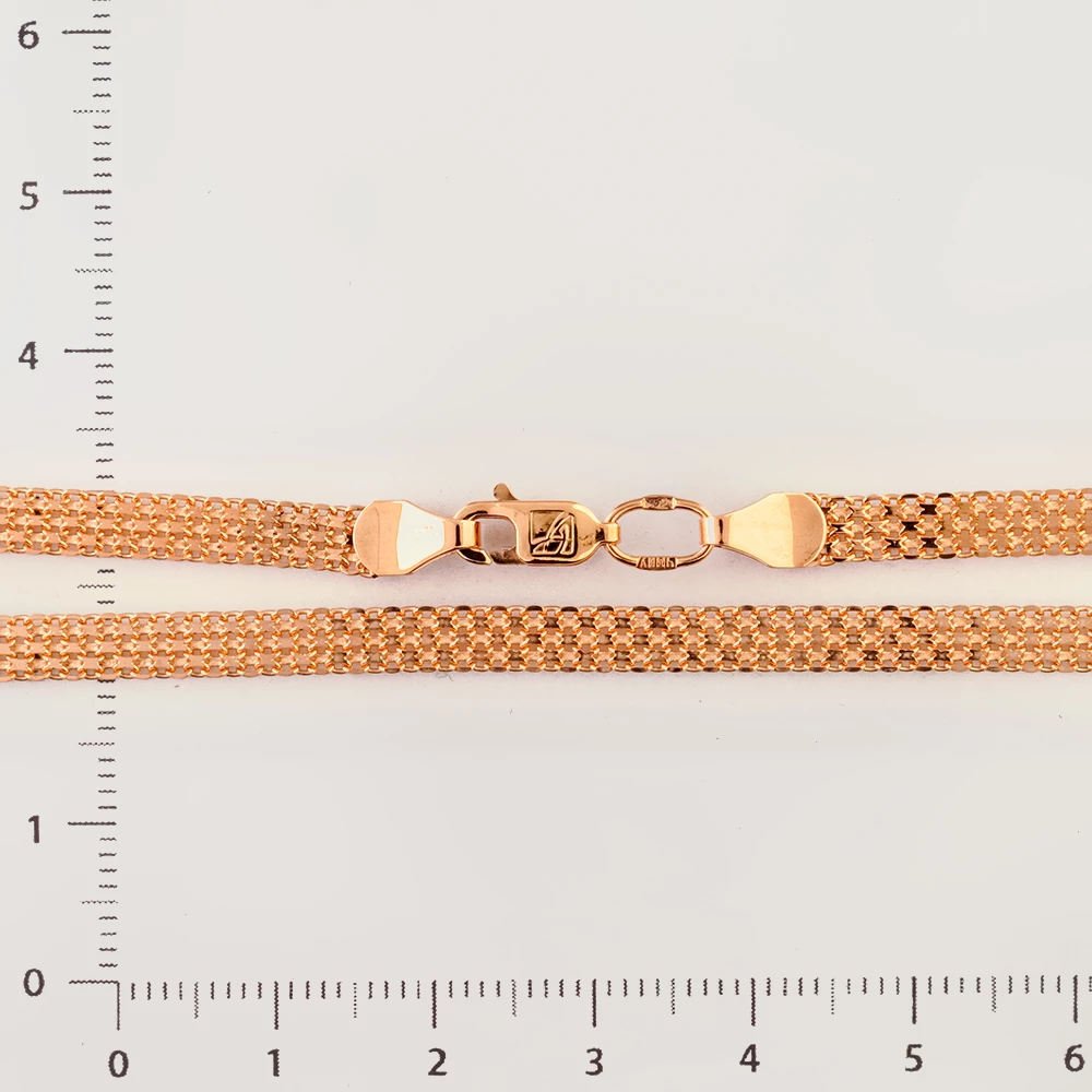 Цепь из красного золота 585 пробы