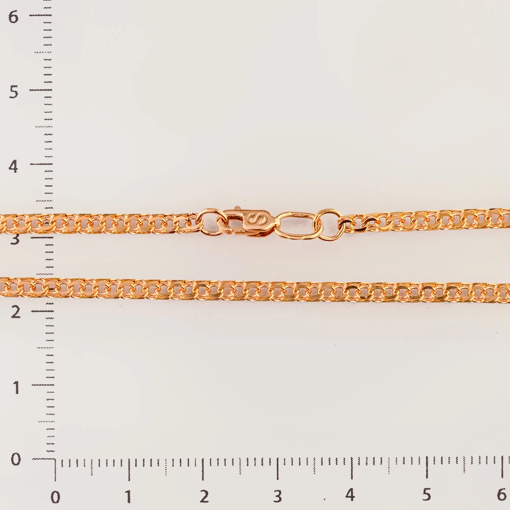 Цепь из красного золота 585 пробы