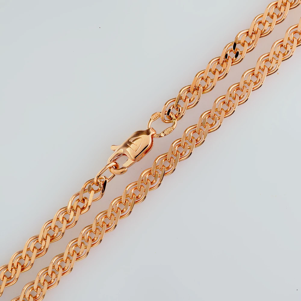 Цепь из красного золота 585 пробы